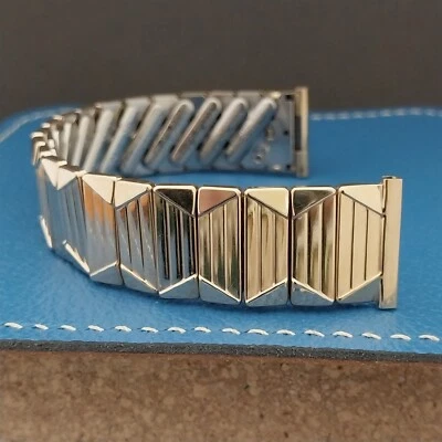 Correa de reloj vintage de 19 mm 18 mm 17,2 mm relleno de oro JB Champion expansión años 50 sin usar Foto 1 de 4