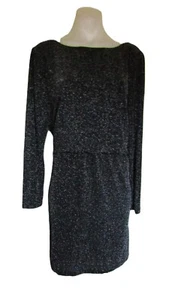 Size 14 long sleeve shimmery cocktail evening wedding dinner party formal dress - Picture 1 of 7