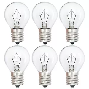 Lava Lamp Bulb 6‑Pack 25W S11 E17 Base 120V Dimmable 2700K Warm White - Picture 1 of 9