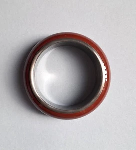 BOTTEGA VENETA - Bracciale Bangle - ORIGINALE ARGENTO BORDEAUX - Imagen 1 de 2
