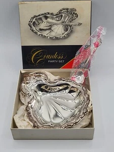 International DeepSilver Countess Party Set Small Serving Bowl with Spoon 8" - Picture 1 of 9