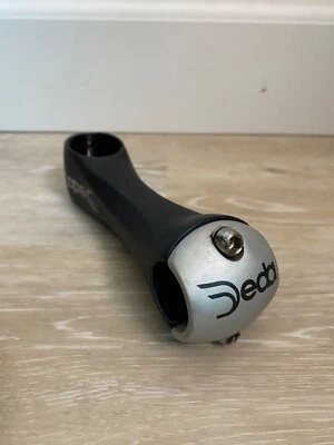 Deda Zero Vintage Road Stem 120 mm 1-1/8" 25.8mm Black Silver Faceplate - VGC - Image 1 of 4