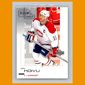 Tarjeta de hockey Saku Koivu #46 2002 Upper Deck Top Shelf Montreal Canadiens NHL CASI NUEVA - Imagen 1 de 3