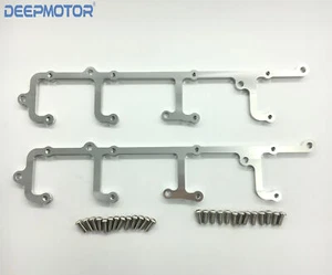 Soporte de bobina de aluminio Deepmotor LS1 LS6 Billet plateado - Imagen 1 de 5