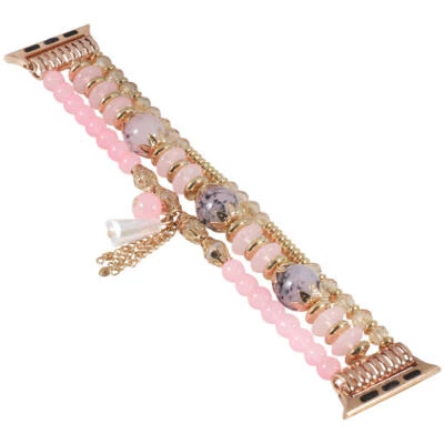 Correa brazalete con cuentas de joyería para Apple Watch Ultra 49 mm serie 7 8 41 45 correa de 38 mm Foto 1 de 4