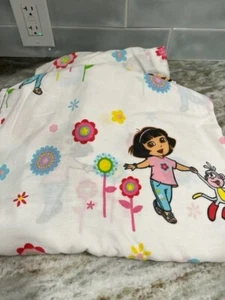 Vintage Dora The Explorer Twin Size Children's Sheet Set 2009 - Picture 1 of 3