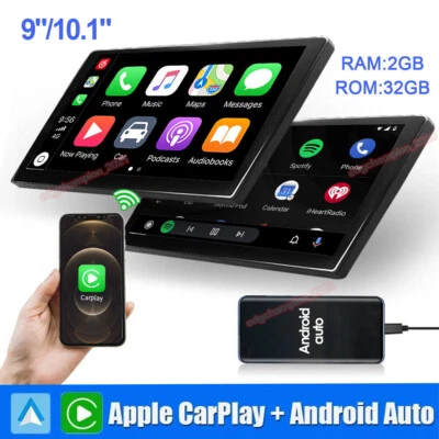 Android 12 Carplay GPS Navi WiFi 10.1" Double 2Din Touch Screen Car Stereo Radio - Image 1 of 4