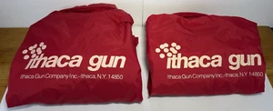 Vintage ITHACA GUN Company Jacket Mens XL & M Red Guns Firearms Coat USA Pla-Jac - Picture 1 of 20