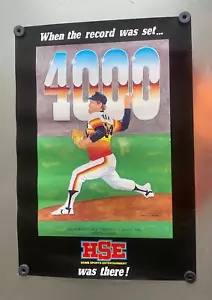 Nolan Ryan Houston Astros HSE 4000 Strikeouts Poster (17x24) - Bild 1 von 1