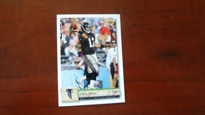 1992 UPPER DECK # 291 CHRIS MILLER   FOOTBALL CARD - Image 1 of 2