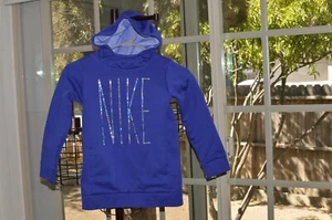 Nike Sweatshirt Girls 5/6 Years Dri Fit Outdoor Hoodie* - Picture 1 of 3