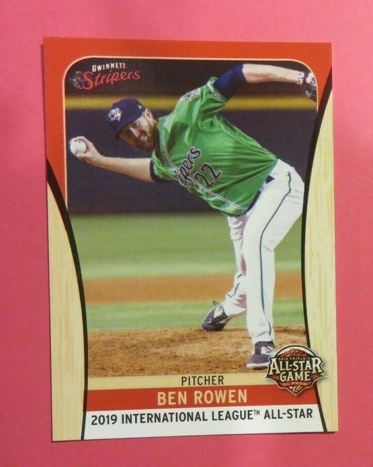 2019 Choice, IL A/S, Gwinnett Stripers - BEN ROWEN - Image 1 of 1
