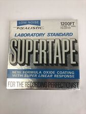 Vintage Reel To Reel Supertape Realistic Tape 1200 ft 44-1878A 7" Low Noise