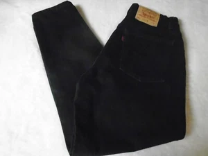 NWOT Vintage Women's 521 Levi's - Size 12 Petite - Tapered Fit & Leg - BLACK - Picture 1 of 12