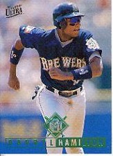 1995 Ultra Milwaukee Brewers Baseball Card #64 Darryl Hamilton