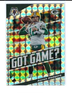 Aaron Rodgers 2020 Panini Mosaic #GG19 Mosaic Silver Prizm Got Game GB Packers - Bild 1 von 2