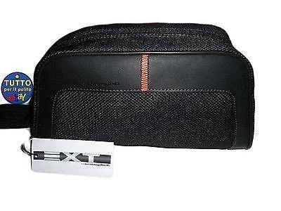 BORSETTA BEAUTY CASE POCHETTE NAZARENO GABRIELLI EXT PELLE TESSUTO - Immagine 1 di 1