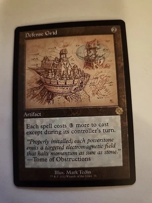 Defense Grid (Schematic) R The Brothers' War: Retro Frame Artifacts 76 NM - Image 1 of 2