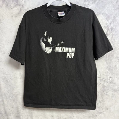 Camiseta De Colección Zen Lunatics Band Para Hombre L 21x26 Negra Máximo Pop Y2K  Foto 1 de 4