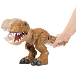 Fisher Price Imaginext Jurassic World Thrashin Azione T Rex Chomping Dino Giocattolo - Foto 1 di 9