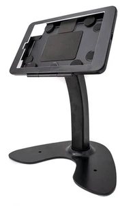 SYSTEM-S Tischhalterung 360° Ständer abschließbar für iPad Mini 6 (2021) Schwarz - Afbeelding 1 van 4