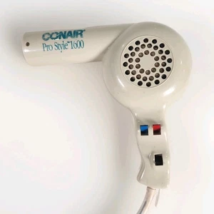 Vintage Conair Pro Style 1600 Hair Blow Dryer Model 087D Tested Works - Picture 1 of 9