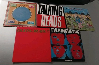 Talking Heads Five (5) Vinyl LP Records Good Orig Vintage Pressings  - Image 1 of 4