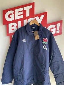 England Herren Rugby Umbro Trainer Jacke Medium - Bild 1 von 2