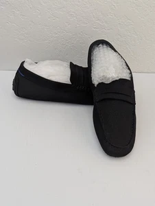 Rothys The Driving Loafers Slip On Knit Driver Shoe  Black Men's Size US 14 FLAW - Picture 1 of 8
