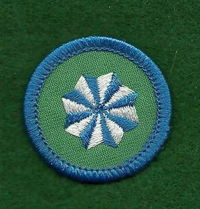 INSIGNIA DE GIRL SCOUT MUNDOS JUNIOR PARA EXPLORAR - CIUDADANO AZUL - ENVÍO GRATUITO - Imagen 1 de 2