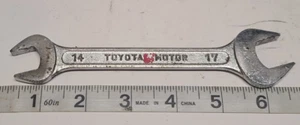 Toyota Motor 14 MM - 17 MM METRIC Open End Wrench Japan RARE - Picture 1 of 8