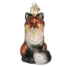 Old World Christmas THE FOX (12099) Glass Ornament w/OWC Box