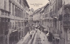 CARTOLINA PIEMONTE ALESSANDRIA- CASALE MONFERRATO VIA LANZA