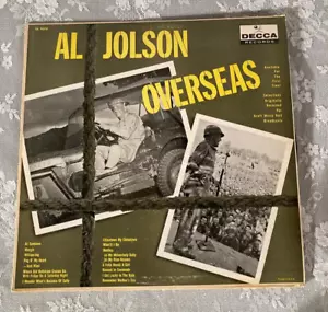 Al Jolson Overseas Vinyl LP Decca Records 1959 - Picture 1 of 7