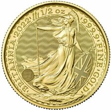 2022 UK Britannia 1/2oz Gold Coin (Lot 6)