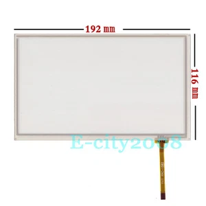 8" Resistive Touch screen Digitizer glass For AT080TN64 AT080TN03 v.1 192*116mm - Picture 1 of 1