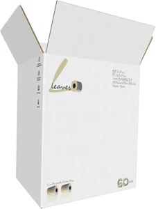 Bamboo Toilet Paper Unbleached | Pfas Free | 400 Sheets | Jumbo Pack 60 Rolls | - Picture 1 of 5