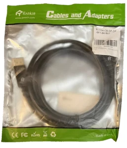Rankie DisplayPort to DisplayPort Cable DP to DP 4K Resolution Black - Picture 1 of 2