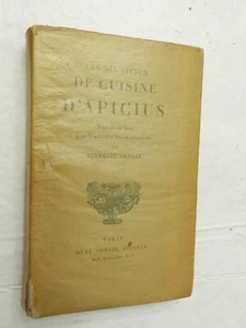 1933, LES DIX LIVRES DE CUISINE D'APICIUS (Ten Cookbooks Apicius) SB LIM/NUM, EX - Picture 1 of 8