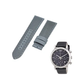 AR1735 20mm Gray Leather Strap For Emporio Armani - Picture 1 of 7