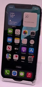 Apple iPhone 12 64GB Blue Unlocked - Cracked screen 87% battery health - Zdjęcie 1 z 5