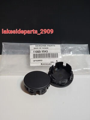 (2) OEM KAWASAKI MULE PRO-MX KAF700 PARACHOQUES DELANTERO CEPILLO PROTECTOR TAPAS 11065-Y043 Foto 1 de 2