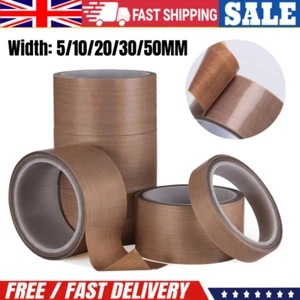 10M Teflon Tape High Temperature Resistant Self Adhesive PTFE Tape Vacuum Sealer - Picture 1 of 19