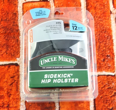 Uncle Mike's Sidekick Hip Holster Size 12 Right Hand For Glock 26 27 33 G28 - Image 1 of 4