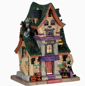 Lemax Spooky Town WANDA’S WICKED HOME #05613 edificio illuminato nuovo con scatola - Foto 1 di 3