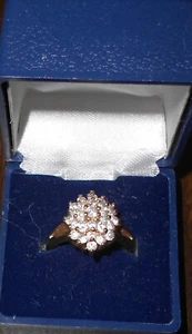 Nuevo Anillo KAS MUJER Gama Alta 3 Filas Circonita Circonita Talla 9 HR3C09 PIEDRAS TRANSPARENTES En Caja - Imagen 1 de 3