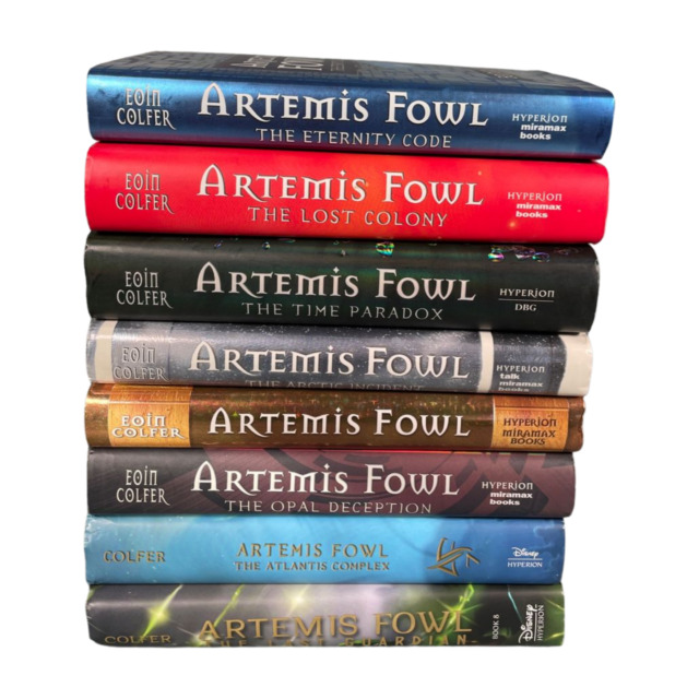 Lot 3 Artemis Fowl Series Books Set Eoin Colfer Hardcover Dustjacket Files  First