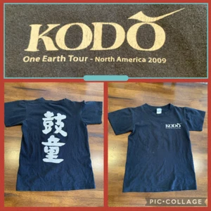 KODO Japanese Taiko Drums Tour 2009 Double Sided Unisex Tshirt sz XS Mens Adult - Picture 1 of 6