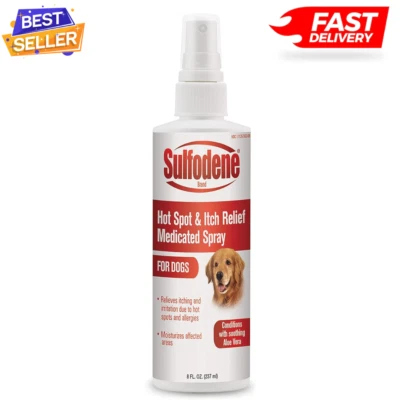BRANDED Sulfodene Hot Spot & Itch Relief Medicated Spray for Dog 8oz