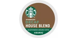 Starbucks Decaf Medium Roast K-Cups House Blend, 60 Count - Bulk Box - OLD STOCK - Picture 1 of 1